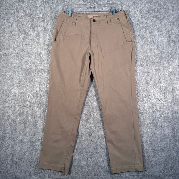 5.11 Tactical Other - 5.11 Tactical Edge Chino Pants Mens 32x30 Beige Straight Workwear
